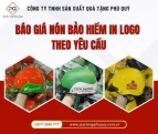 BÁO GIÁ NÓN BẢO HIỂM IN LOGO THEO YÊU CẦU - CẬP NHẬT MỚI NHẤT
