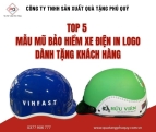 TOP 5 MẪU MŨ BẢO HIỂM XE ĐIỆN IN LOGO ĐANG RẤT ĐƯỢC ƯA CHUỘNG