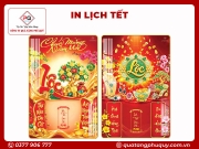 IN LỊCH TRÁNG GƯƠNG CHỮ LỘC