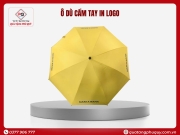 Ô DÙ CẦM TAY IN LOGO CÁN THẲNG