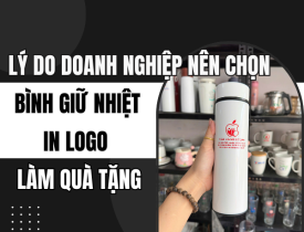 BÌNH GIỮ NHIỆT IN LOGO - MÓN QUÀ XỊN XÒ CHỈ TỪ "89K", MIỄN PHÍ IN ẤN TẠI QUÀ TẶNG PHÚ QUÝ