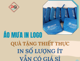 ÁO MƯA IN LOGO - QUÀ TẶNG THIẾT THỰC, IN SỐ LƯỢNG ÍT VẪN CÓ GIÁ SỈ