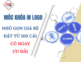 MÓC KHÓA IN LOGO - NHỎ GỌN, GIÁ RẺ, ĐẶT TỪ 100 CÁI CÓ NGAY ƯU ĐÃI