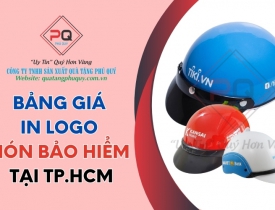 BẢNG GIÁ IN LOGO NÓN BẢO HIỂM TẠI TP.HCM