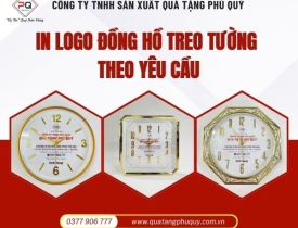 IN LOGO ĐỒNG HỒ TREO TƯỜNG THEO YÊU CẦU