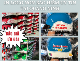 IN LOGO NÓN BẢO HIỂM UY TÍN TẠI QUẢNG NINH