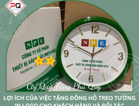 LỢI ÍCH CỦA VIỆC TẶNG ĐỒNG HỒ TREO TƯỜNG IN LOGO CHO KHÁCH HÀNG VÀ ĐỐI TÁC