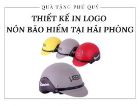 THIẾT KẾ IN LOGO NÓN BẢO HIỂM TẠI HẢI PHÒNG