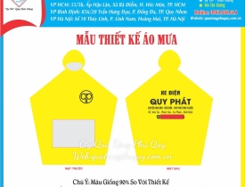 KINH NGHIỆM ĐẶT ÁO MƯA ĐƯỢC IN LOGO CHO CÔNG TY