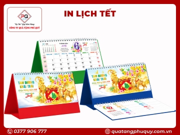 IN LỊCH ĐỂ BÀN LB03 - TAM DƯƠNG KHAI THÁI