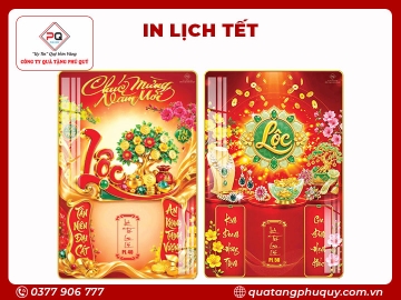 IN LỊCH TRÁNG GƯƠNG CHỮ LỘC