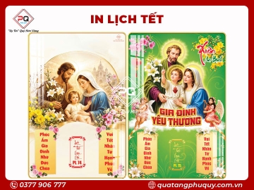 IN LỊCH TRÁNG GƯƠNG GIA ĐÌNH THÁNH GIA