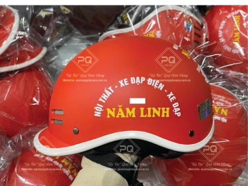 NÓN BẢO HIỂM CÁ HEO IN LOGO
