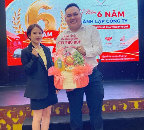 CHÚC MỪNG KỶ NIỆM 6 NĂM THÀNH LẬP CÔNG TY QUÀ TẶNG PHÚ QUÝ