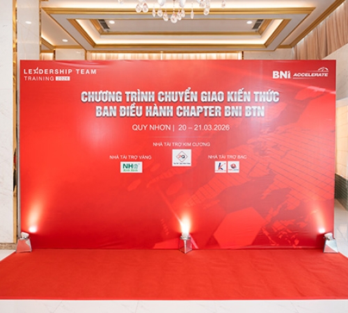 QUÀ TẶNG PHÚ QUÝ ĐỒNG HÀNH VỚI VAI TRÒ NHÀ TÀI TRỢ KIM CƯƠNG TẠI SỰ KIỆN BNI BTN