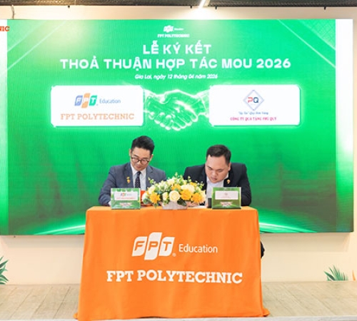 QUÀ TẶNG PHÚ QUÝ THAM DỰ BEE MATCHING 2026 - KÝ KẾT HỢP TÁC MOU CÙNG TRƯỜNG FPT POLYTECHNIC QUY NHƠN