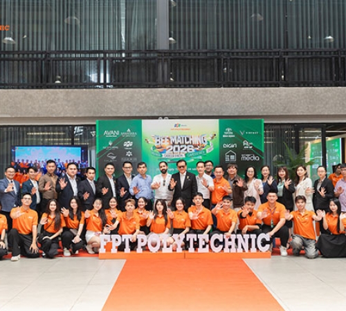 QUÀ TẶNG PHÚ QUÝ THAM DỰ BEE MATCHING 2026 - KÝ KẾT HỢP TÁC MOU CÙNG TRƯỜNG FPT POLYTECHNIC QUY NHƠN