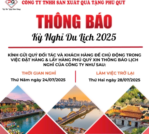 THÔNG BÁO: KỲ NGHỈ DU LỊCH THƯỜNG NIÊN NĂM 2025 