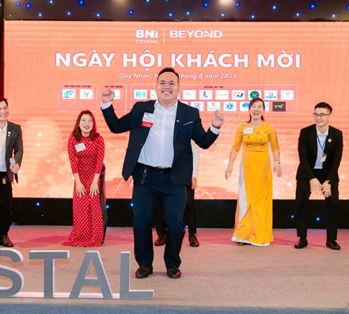 ĐỒNG HÀNH CÙNG KẾT NỐI - PHÚ QUÝ THAM GIA NGÀY HỘI KHÁCH MỜI BNI CRYSTAL