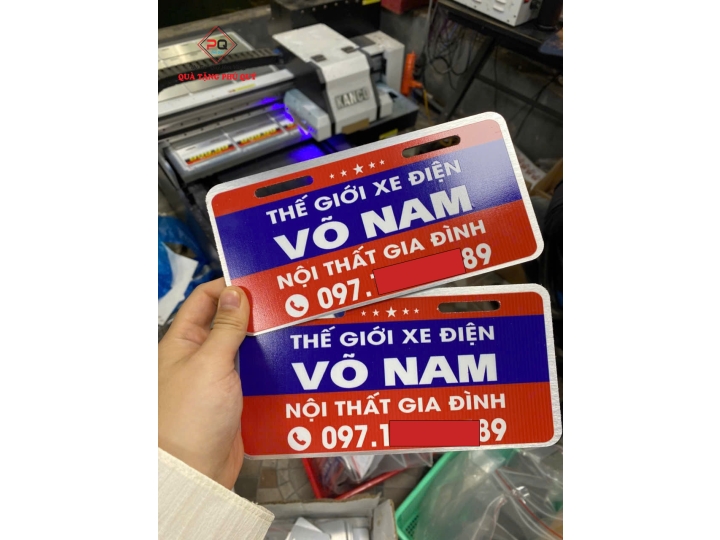 BIỂN SỐ XE ĐIỆN THEO YÊU CẦU 