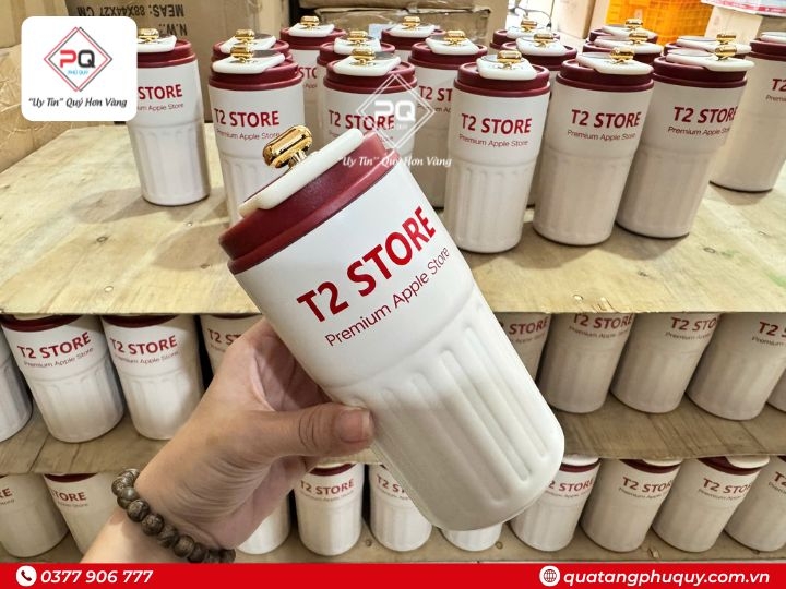 BÌNH GIỮ NHIỆT IN LOGO T2 STORE