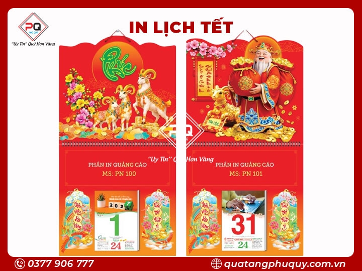 LỊCH LÒ XO GIỮA BLOC BẾ NỔI 3D PHÚC LỘC