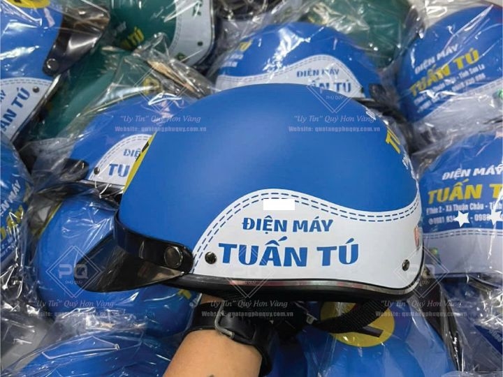 IN MŨ BẢO HIỂM CỬA HÀNG ĐIỆN MÁY