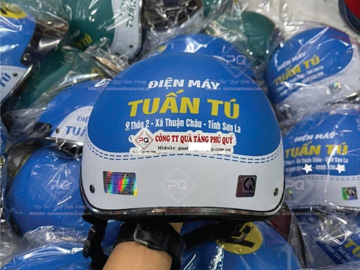 IN MŨ BẢO HIỂM CỬA HÀNG ĐIỆN MÁY