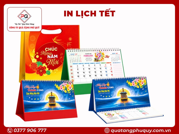 IN LỊCH ĐỂ BÀN LB01 - TOẢ SÁNG ĐỂ THÀNH CÔNG