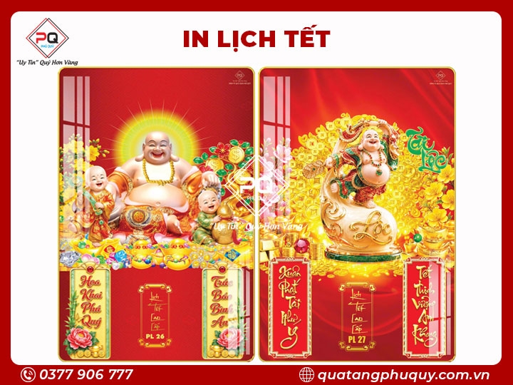 IN LỊCH TRÁNG GƯƠNG DI LẶC BỒ TÁT