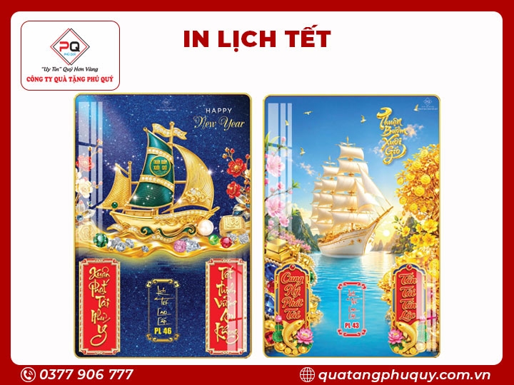 IN LỊCH TRÁNG GƯƠNG THUẬN BUỒM XUÔI GIÓ