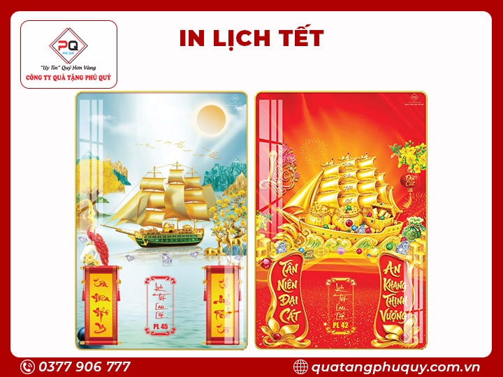 IN LỊCH TRÁNG GƯƠNG THUẬN BUỒM XUÔI GIÓ