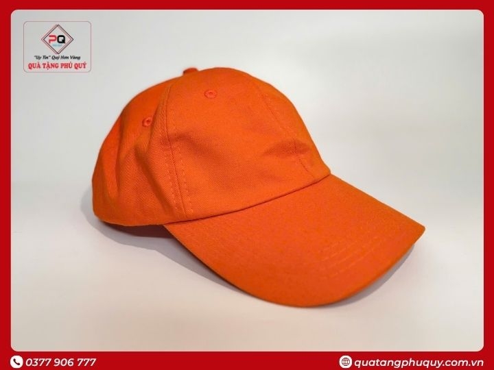 NÓN LƯỠI TRAI IN LOGO VẢI KAKI
