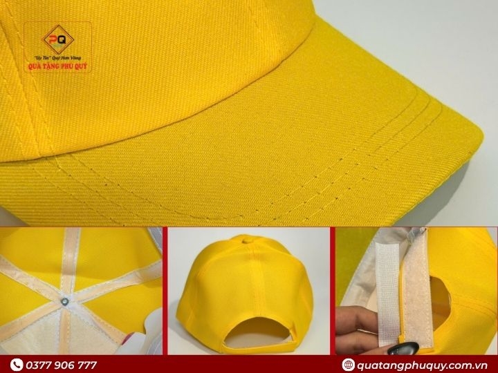 NÓN LƯỠI TRAI IN LOGO VẢI KAKI