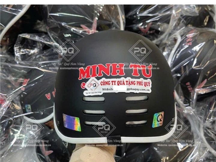 NÓN BẢO HIỂM CÁ HEO IN LOGO