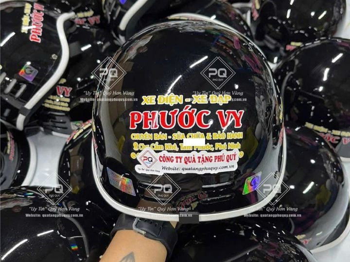 IN MŨ BẢO HIỂM XE ĐIỆN