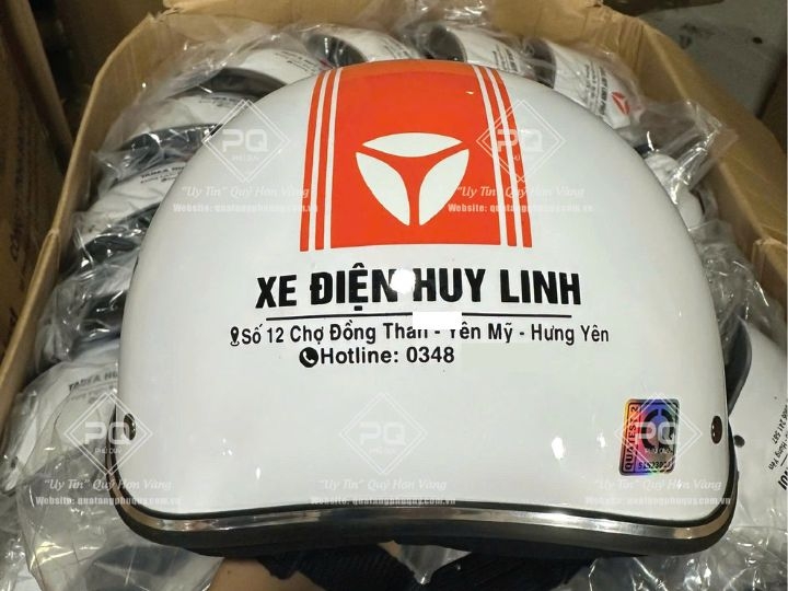 IN MŨ BẢO HIỂM XE ĐIỆN