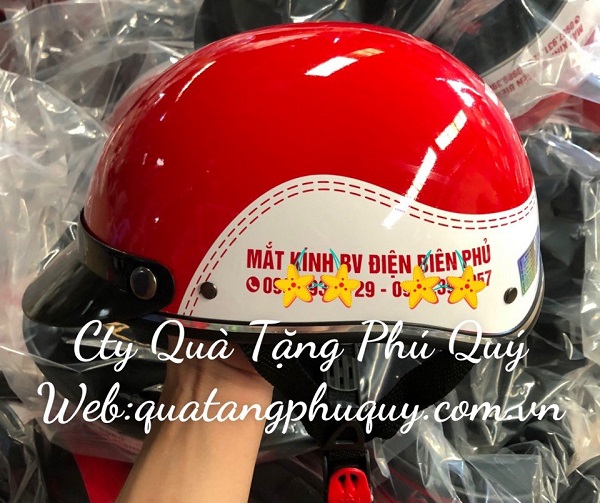 Nón bảo hiểm in logo chất lượng cao