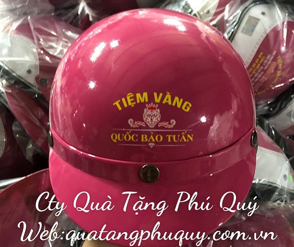 Nón bảo hiểm in logo giá rẻ tại Hà Giang