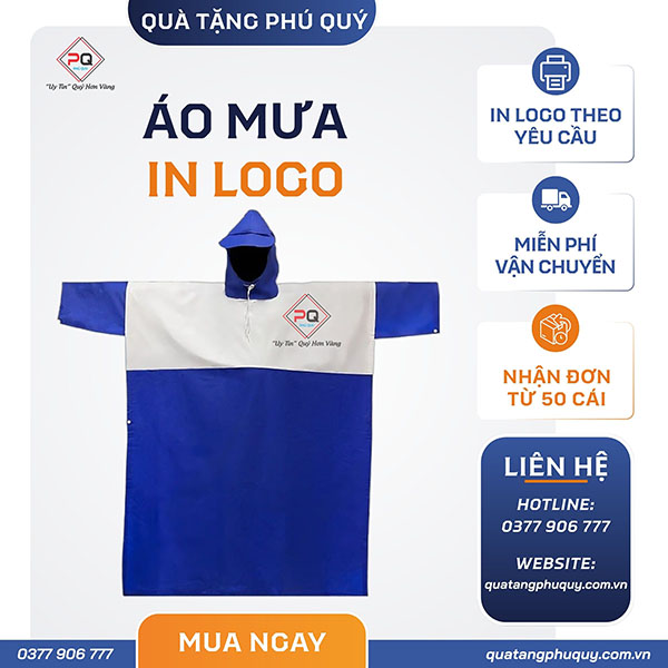 Áo mưa in logo là gì?