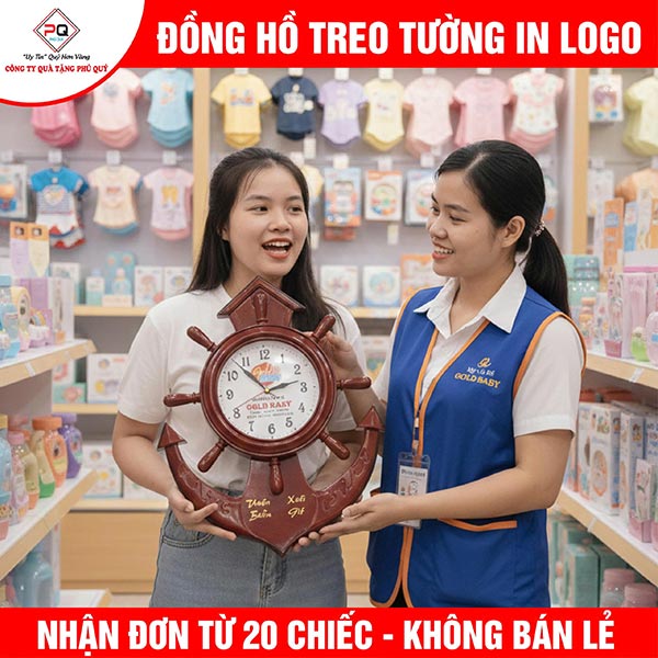 Đồng hồ neo lắc giả gỗ