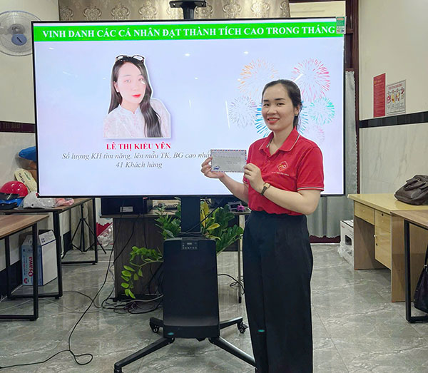 Kiều Yên - Nhân viên có số lượng khách hàng tiềm năng cao nhất