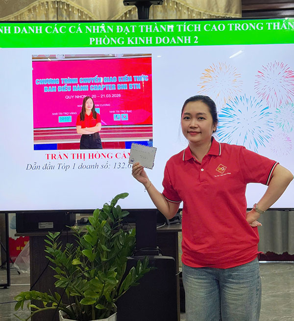 Nhân viên nổi bật trong hoạt động chăm sóc khách hàng 