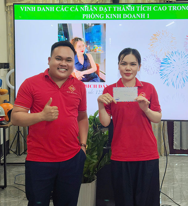 Top 2 doanh số phòng kinh doanh 2 - Lương Thị Bích Dân
