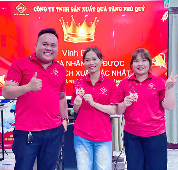Phần thưởng cho hoạt động teambuilding công ty 