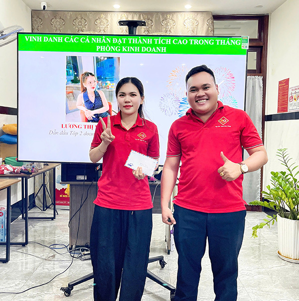Chúc mừng top 2 doanh số - Lương Thị Bích Dân