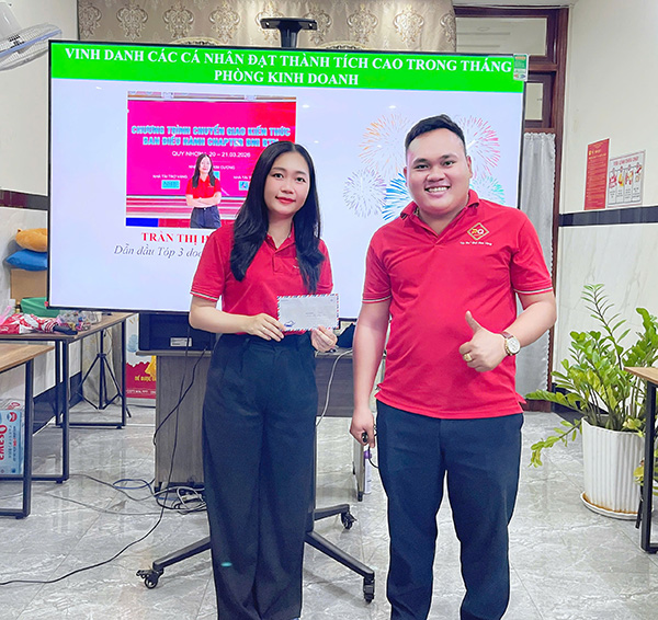 Chúc mừng top 3 doanh số - Trần Thị Hồng Cẩm