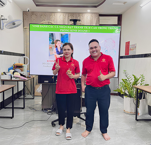Chúc mừng top 2 nhân viên kinh doanh xuất sắc - Lương Thị Bích Dân