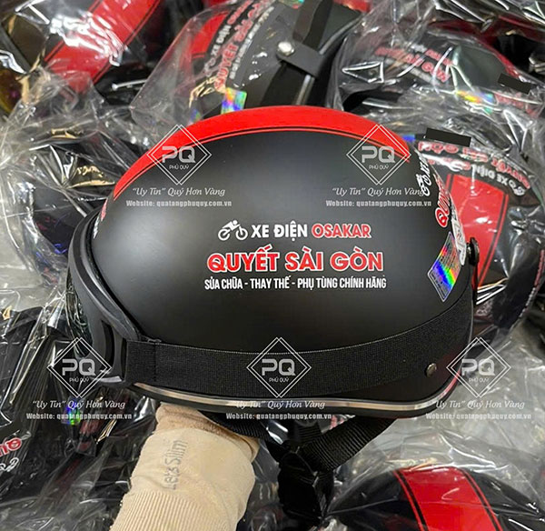 Phú Quý cung cấp quy trình in mũ bảo hiểm xe điện chuyên nghiệp