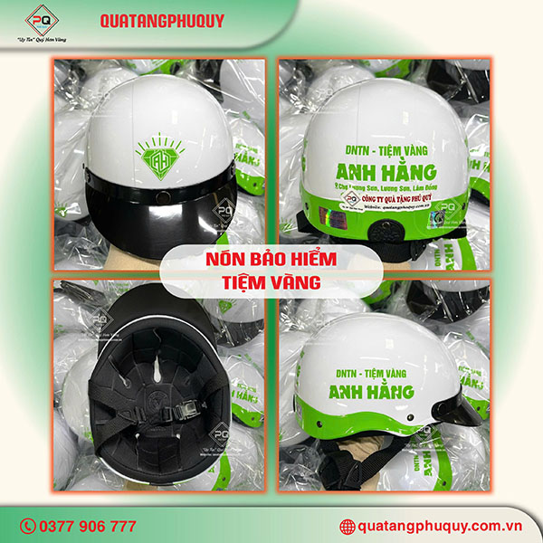 Nón bảo hiểm tiệm vàng